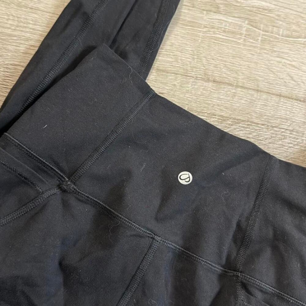 Black crazy yoga leggings size
